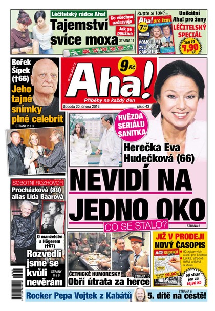 E-magazín AHA! - 20.2.2016 - CZECH NEWS CENTER a. s.