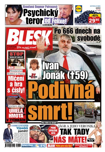 E-magazín Blesk - 25.2.2016 - CZECH NEWS CENTER a. s.