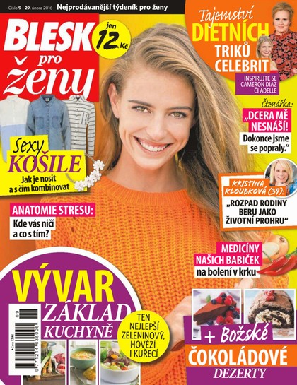 E-magazín Blesk pro ženy - 29.2.2016 - CZECH NEWS CENTER a. s.