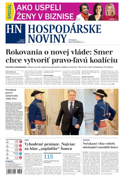 E-magazín Hospodárske noviny 8.3.2016 - MAFRA Slovakia, a.s.