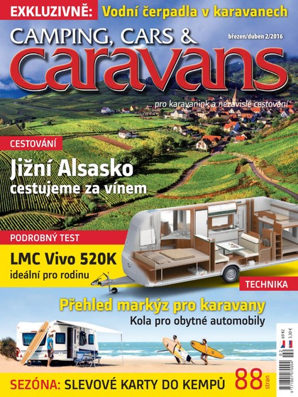 E-magazín Camping, Cars & Caravans 2/2016 - EEZY Publishing