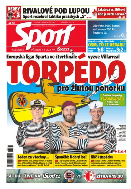 E-magazín Sport - 19.3.2016 - CZECH NEWS CENTER a. s.