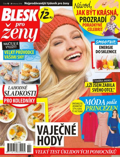 E-magazín Blesk pro ženy - 21.3.2016 - CZECH NEWS CENTER a. s.