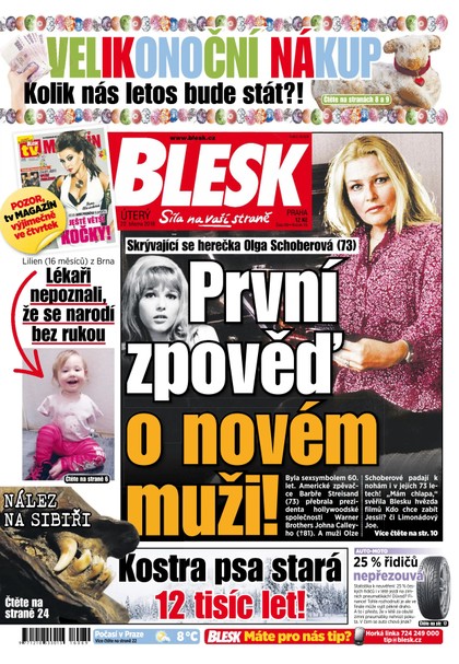 E-magazín Blesk - 22.3.2016 - CZECH NEWS CENTER a. s.