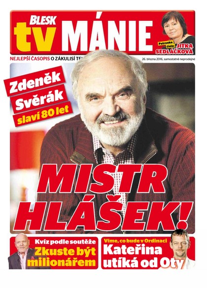 E-magazín Blesk Tv manie - 26.3.2016 - CZECH NEWS CENTER a. s.