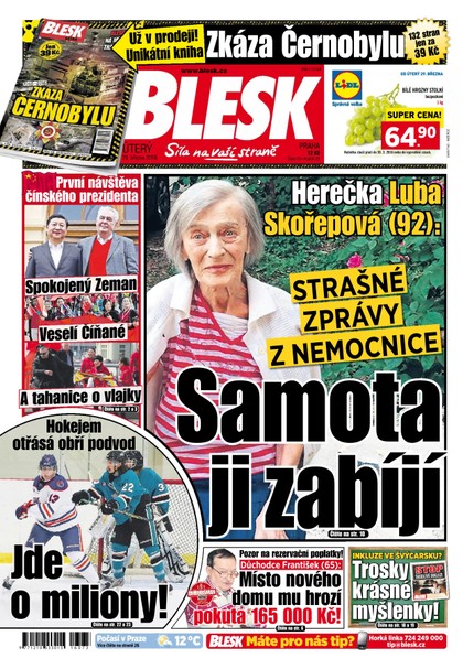 E-magazín Blesk - 29.3.2016 - CZECH NEWS CENTER a. s.