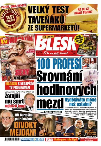 E-magazín Blesk - 1.4.2016 - CZECH NEWS CENTER a. s.