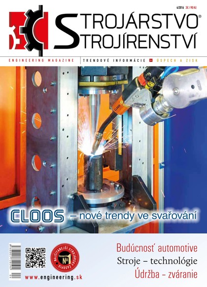 E-magazín STROJÁRSTVO/STROJÍRENSTVÍ 4/2016 - MEDIA/ST s.r.o.