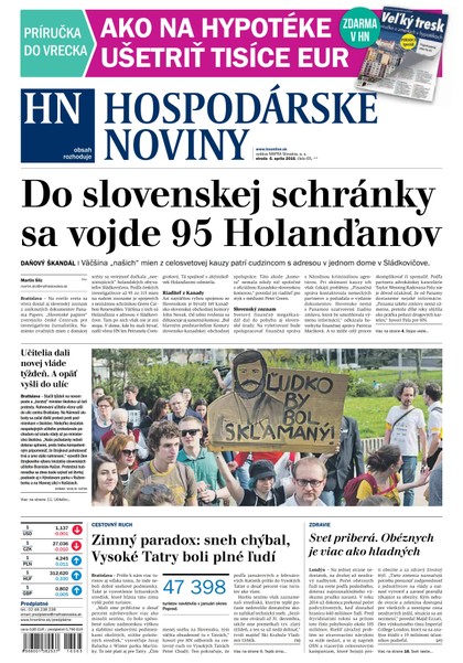 E-magazín Hospodárske noviny 06.04.2016 - MAFRA Slovakia, a.s.