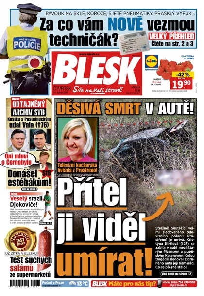 E-magazín Blesk - 14.4.2016 - CZECH NEWS CENTER a. s.