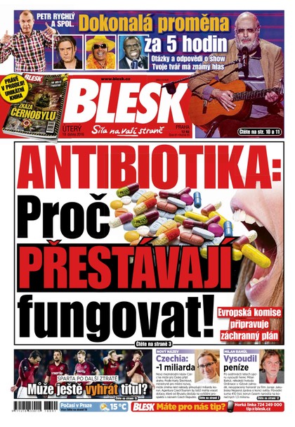 E-magazín Blesk - 19.4.2016 - CZECH NEWS CENTER a. s.