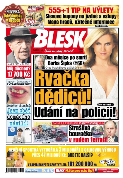 E-magazín Blesk - 27.4.2016 - CZECH NEWS CENTER a. s.