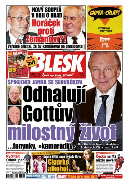 E-magazín Blesk - 30.4.2016 - CZECH NEWS CENTER a. s.