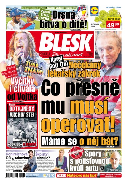 E-magazín Blesk - 2.5.2016 - CZECH NEWS CENTER a. s.