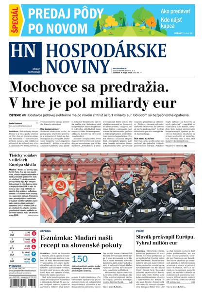 E-magazín Hospodárske noviny 09.05.2016 - MAFRA Slovakia, a.s.