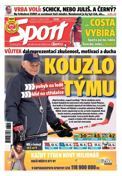 E-magazín Sport - 11.5.2016 - CZECH NEWS CENTER a. s.