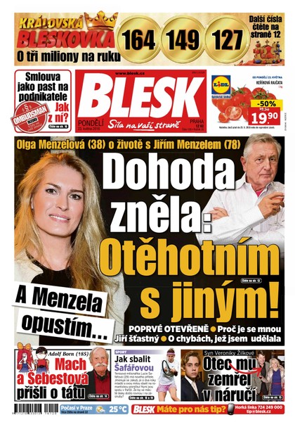 E-magazín Blesk - 23.5.2016 - CZECH NEWS CENTER a. s.