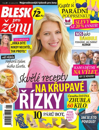 E-magazín Blesk pro ženy - 23.5.2016 - CZECH NEWS CENTER a. s.