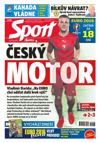 E-magazín Sport - 23.5.2016 - CZECH NEWS CENTER a. s.