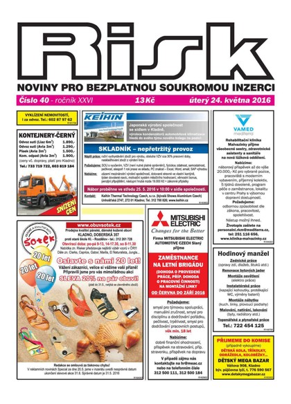 E-magazín Risk 40/2016 - Risk