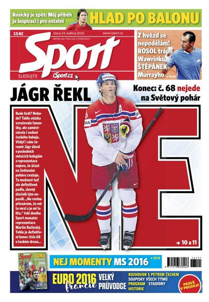 E-magazín Sport - 24.5.2016 - CZECH NEWS CENTER a. s.