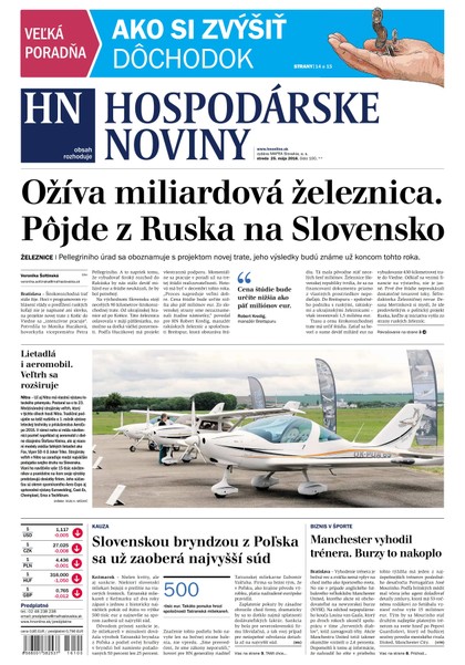 E-magazín Hospodárske noviny 25.05.2016 - MAFRA Slovakia, a.s.