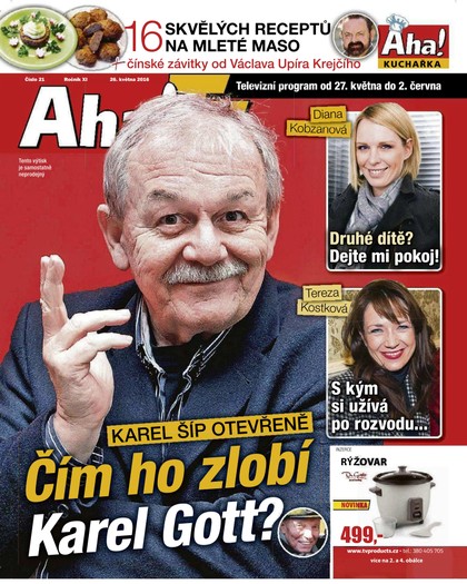 E-magazín AHA! Tv - 26.5.2016 - CZECH NEWS CENTER a. s.