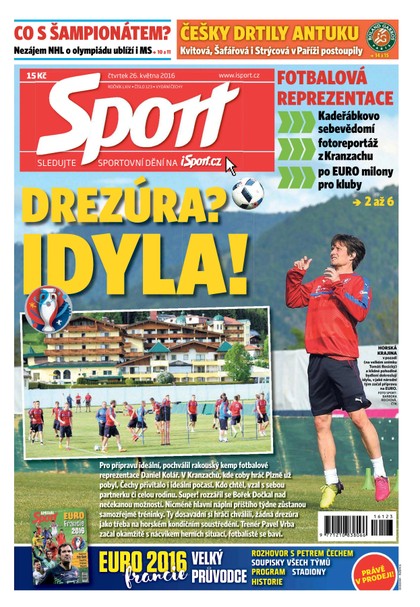 E-magazín Sport - 26.5.2016 - CZECH NEWS CENTER a. s.
