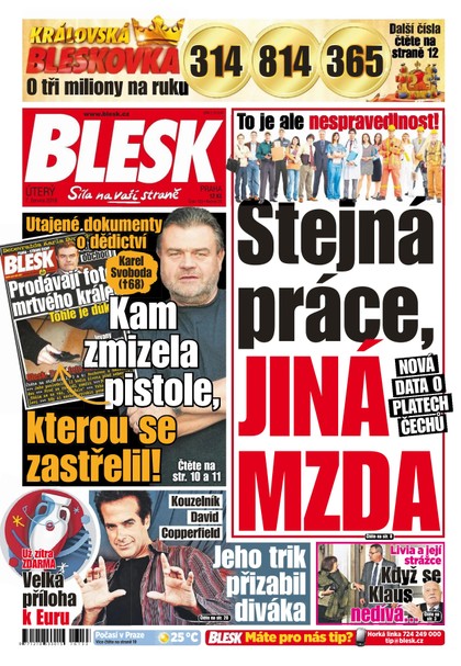 E-magazín Blesk - 7.6.2016 - CZECH NEWS CENTER a. s.