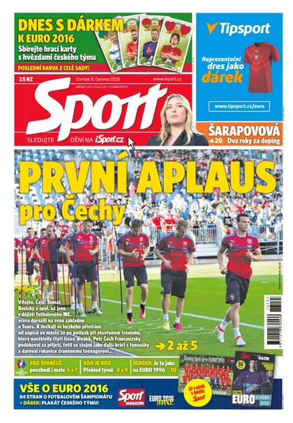 E-magazín Sport - 9.6.2016 - CZECH NEWS CENTER a. s.