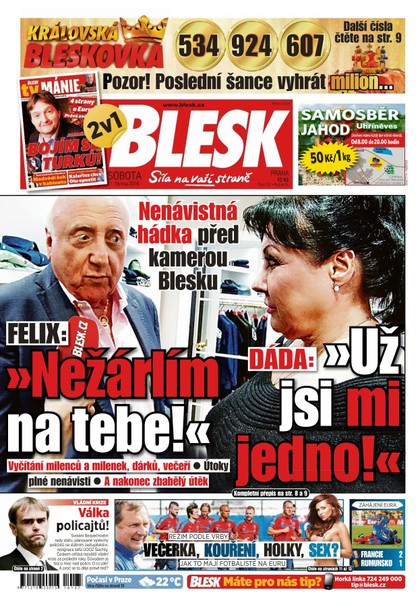 E-magazín Blesk - 11.6.2016 - CZECH NEWS CENTER a. s.
