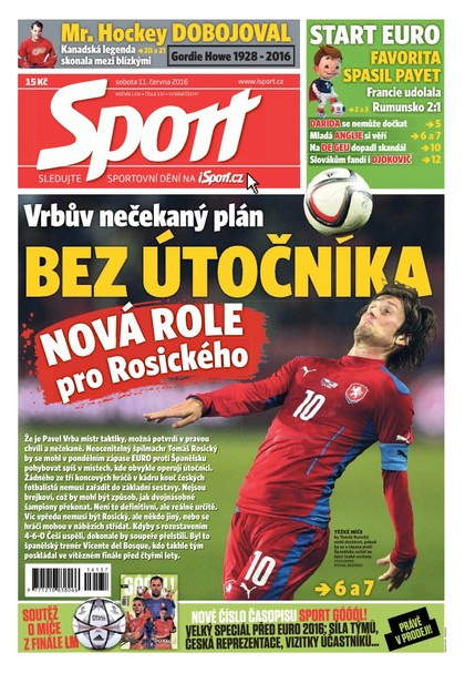 E-magazín Sport - 11.6.2016 - CZECH NEWS CENTER a. s.