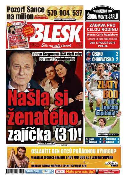 E-magazín Blesk - 18.6.2016 - CZECH NEWS CENTER a. s.