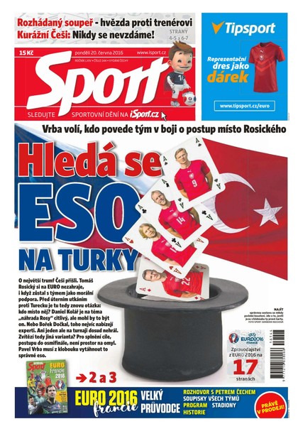 E-magazín Sport - 20.6.2016 - CZECH NEWS CENTER a. s.