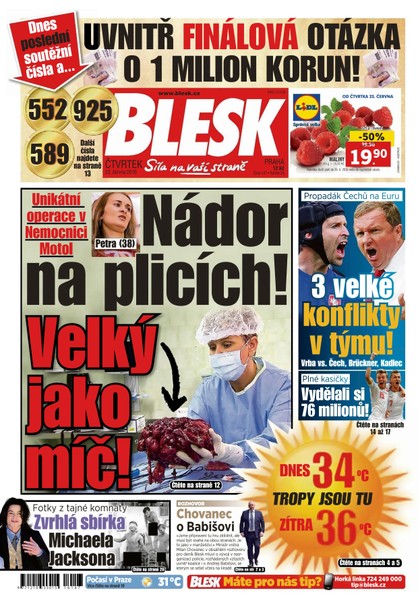 E-magazín Blesk - 23.6.2016 - CZECH NEWS CENTER a. s.