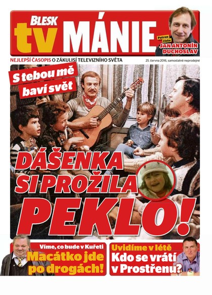 E-magazín Blesk Tv manie - 25.6.2016 - CZECH NEWS CENTER a. s.