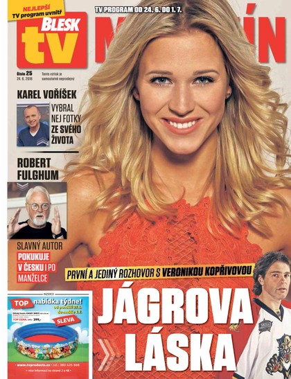 E-magazín Blesk Tv magazín . 24.6.2016 - CZECH NEWS CENTER a. s.