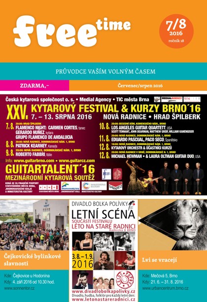 E-magazín Freetime 7-8/2016 - Media Hill, s. r. o.