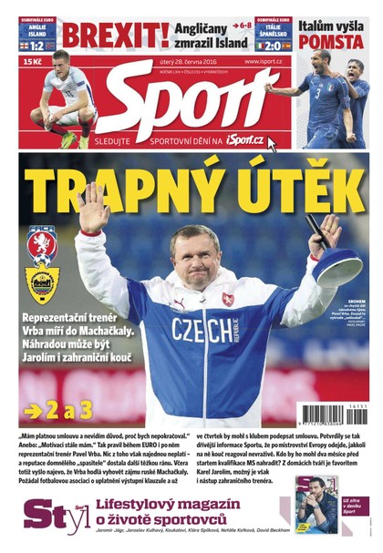 E-magazín Sport - 28.6.2016 - CZECH NEWS CENTER a. s.