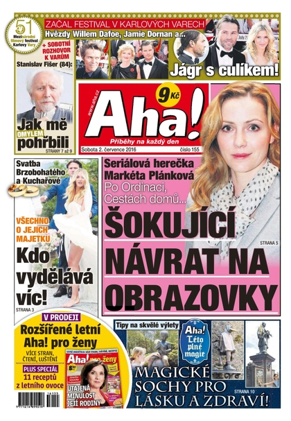 E-magazín AHA! - 2.7.2016 - CZECH NEWS CENTER a. s.