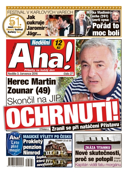 E-magazín Nedělní AHA! - 3.7.2016 - CZECH NEWS CENTER a. s.