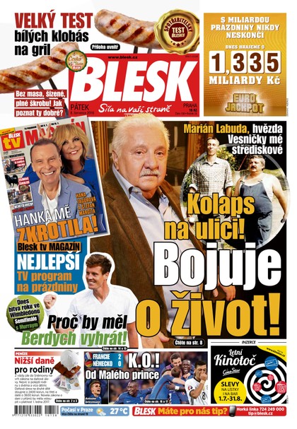 E-magazín Blesk - 8.7.2016 - CZECH NEWS CENTER a. s.