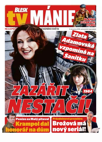 E-magazín Blesk Tv manie - 9.7.2016 - CZECH NEWS CENTER a. s.