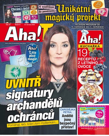E-magazín AHA! Tv - 14.7.2016 - CZECH NEWS CENTER a. s.