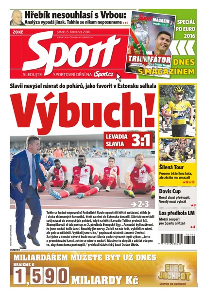 E-magazín Sport - 15.7.2016 - CZECH NEWS CENTER a. s.