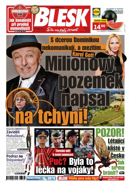 E-magazín Blesk - 18.7.2016 - CZECH NEWS CENTER a. s.