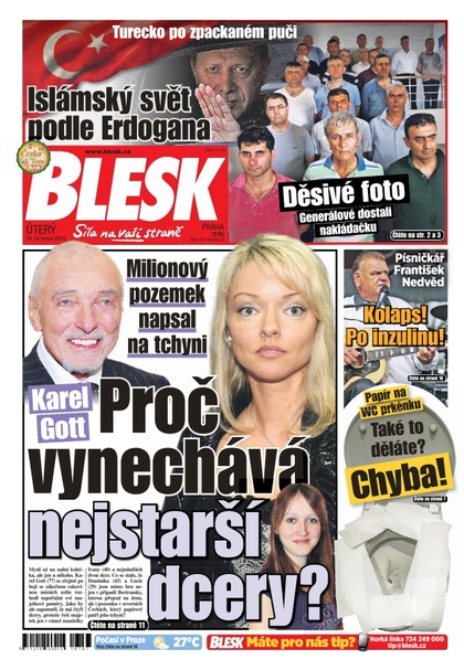 E-magazín Blesk - 19.7.2016 - CZECH NEWS CENTER a. s.