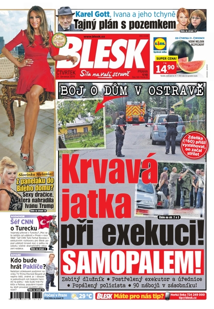 E-magazín Blesk - 21.7.2016 - CZECH NEWS CENTER a. s.