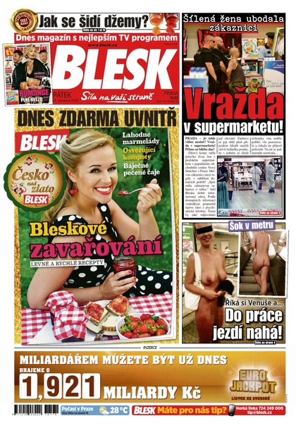 E-magazín Blesk - 22.7.2016 - CZECH NEWS CENTER a. s.