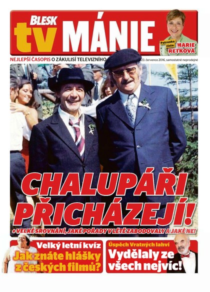 E-magazín Blesk Tv manie - 23.7.2016 - CZECH NEWS CENTER a. s.